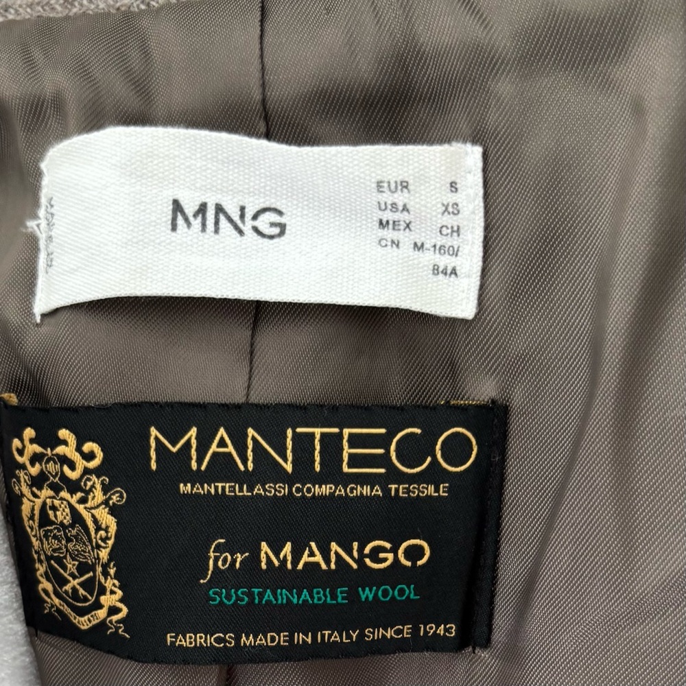 Mango Manteco Wool Blend Coat - Picture 2 of 6